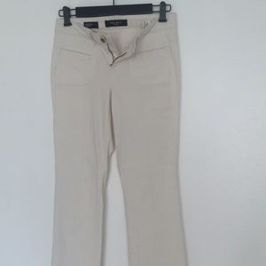White Cream Wide Leg Summer Pants